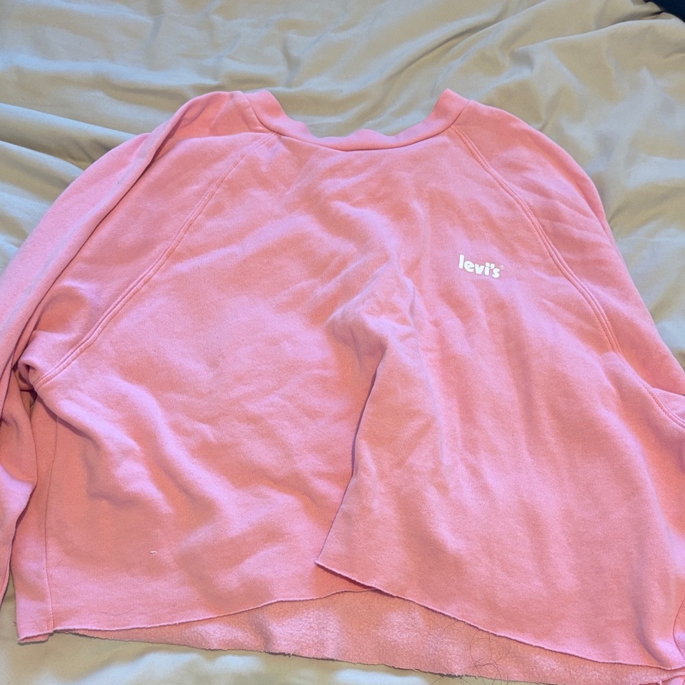 Levi's Pastel Pink Women's Scoopneck Sweatshirt